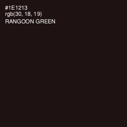 #1E1213 - Rangoon Green Color Image